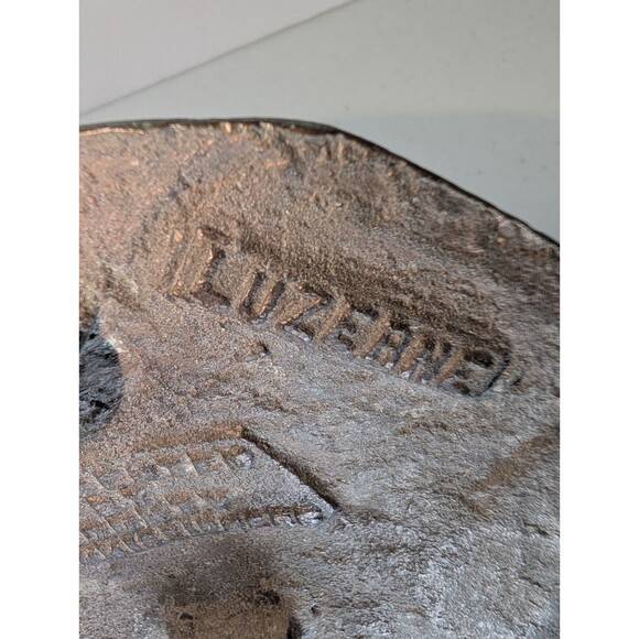 WWI US Veteran Grave Marker 1917–1918 Cast Iron Star Luzerne County Antique - Picture 7 of 16